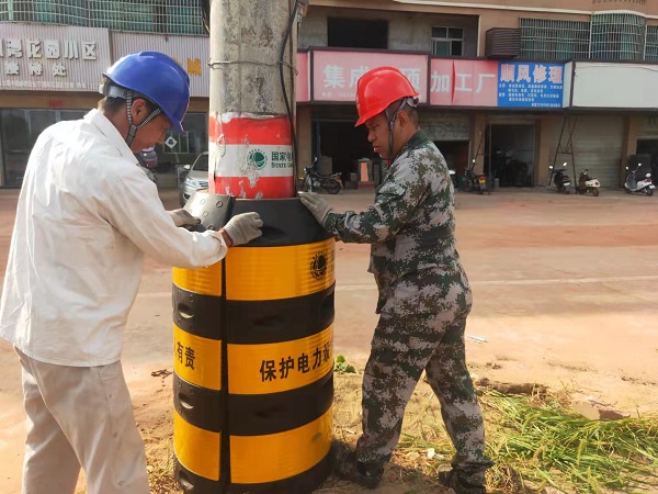 國網撫州市南豐縣供電公司：電桿換“神鎧”打造和諧安全用電