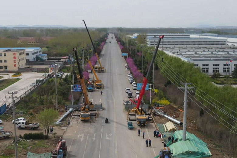 國(guó)網(wǎng)諸城市供電公司順利完成S217朱諸線電力線路遷改項(xiàng)目