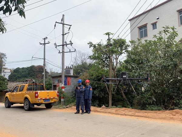 廣西欽州受臺風(fēng)“泰利”影響的電力線路設(shè)備已全部恢復(fù)供電