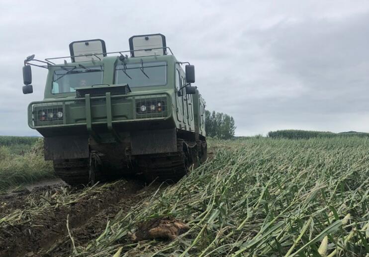 【搶險救災(zāi) 我們在前線】兵器工業(yè)集團哈一機集團蟒式全地形車助力搶修牡丹江海林市電力鐵塔